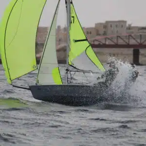 Spinnaker sailing