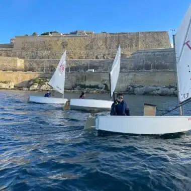 Optimist racers