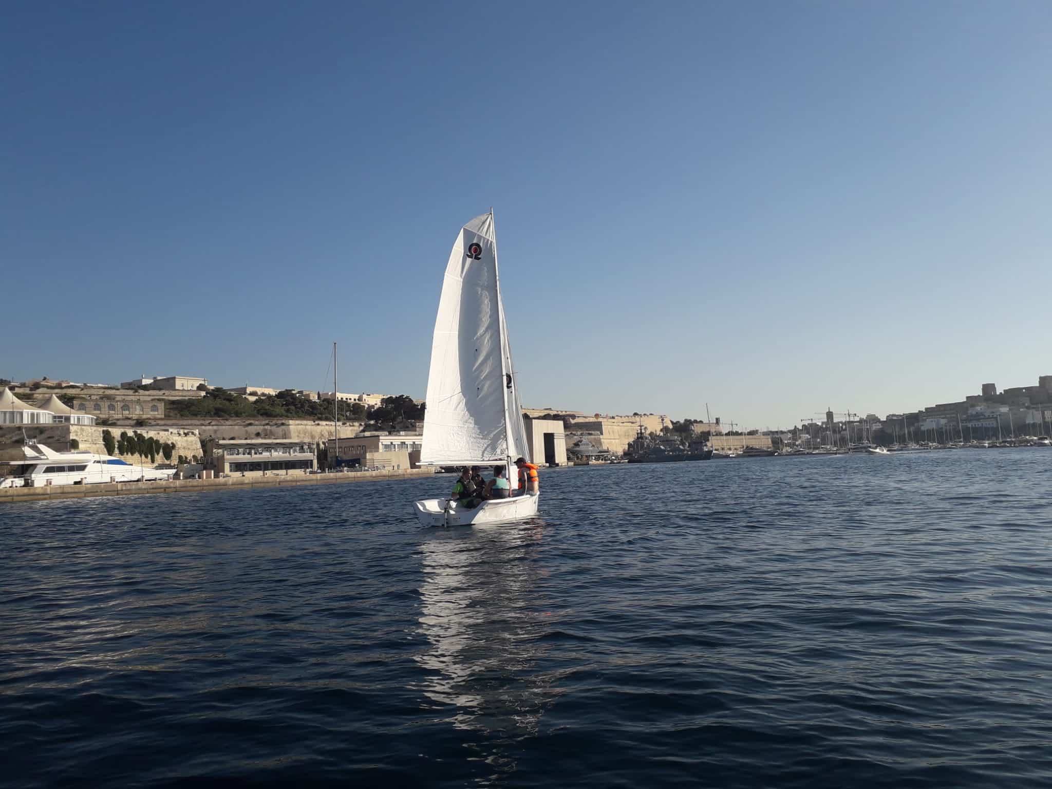Level 1 sailing in Marsamxett Harbour